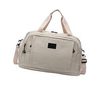 Bolsas de viaje ligeras y elegantes para escapadas de gimnasio, viajes de negocios, diseño expandible, bolsa de hombro con asa, bolsa de lona para gimnasio, Khaki, Mass Beauty