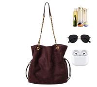 Bolsas de viaje para mujer - Bolso de trabajo ligero Hobo - Bolsas de hombro de viaje, para oficina, laptop, gimnasio, escuela, hospital, noche, fin de semana, mamá, profesora, marrón (dark coffee