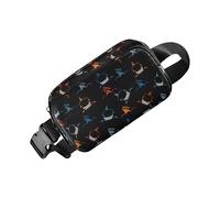 Bolsas De Vientre Para Mujeres - Bolsa De Cinturón Para Mujeres | Pocket De Cadera Ligera Con Tiras Reflector Para Hombres | Bolsa De Cinturón Compacta Y De Moda Para Viajar, Correr, Senderismo, Entre