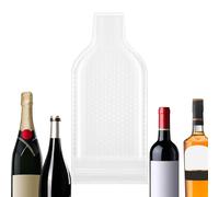 Bolsas de vino para viajes, funda de doble capa a prueba de fugas, funda de botella de burbujas de vino para avión y coche, , 1 count (Pack of 1), Unisex