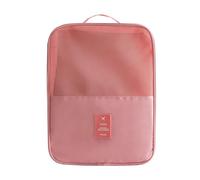 Bolsas de Zapato de Viaje JZ Minimalista - Almacenamiento Impermeable y Transpirable de Zapatos para Hombres/Mujeres con Cremallera bidireccional-Pink
