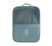 Bolsas de Zapato de Viaje JZ Minimalista - Almacenamiento Impermeable y Transpirable de Zapatos para Hombres/Mujeres con Cremallera bidireccional-Korean Blue