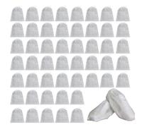 Bolsas de zapatos para viajes | 50 bolsas para zapatos antiamarilleo para viajes,Bolsa organizadora de almacenamiento de zapatos no tejidos con cordón para aislar el polvo y mantener los zapatos limpi