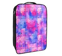 Bolsas de Zapatos para Viajes,Bolsas de Zapatos de Viaje para Embalaje,Bolsa de Viaje de Zapatos,patrón Rosa Brillante púrpura