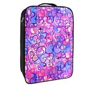 Bolsas de Zapatos para Viajes,Bolsas de Zapatos de Viaje para Embalaje,Bolsa de Viaje de Zapatos,patrón Rosa Brillante púrpura