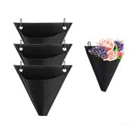 Bolsas decorativas para colgar en la pared para jardinería vertical para uso doméstico (B)