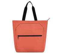 Bolsas decorativas para libros para niños y adultos, color tomate, color liso, melocotón, bolsa de compras reutilizable para niñas grandes, bolsa de compras con cremallera para la escuela, compras