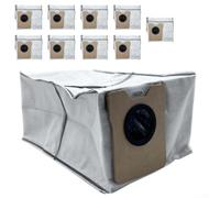 Bolsas desechables para aspiradora compatibles con eufy Clean C20 base autovaciada, repuestos de robot de gran capacidad, diseño antiobstrucciones, colección de polvo, paquete de 10 (10 unidades)