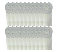 Bolsas desechables para aspiradora Lydsto H3, construcción de papel, paquete de 10/20/100 para una filtración eficaz de desechos (20 unidades)
