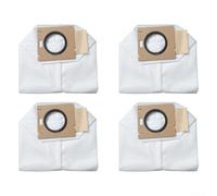 Bolsas desechables para aspiradora robot UWANT V500, bolsas de filtro de microfibra para vaciado automático, 3,5 litros de alta capacidad, paquete de 10 unidades de repuesto (paquete de 4)