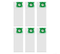 Bolsas desechables para polvo Sebo para aspiradoras verticales k1 K3 y Thomas para modelos Bork, bolsas de papel de microfiltro de 3 capas con tira de sellado, 8 unidades, color blanco y verde
