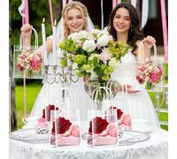 Bolsas Destinadas a Ramos de Flores - Embalaje Reutilizable Transparente Portátil,Bolsas de Favor de Reutilizables - Para Bodas Cumpleaños s Negocio Comestibles Galletas Dulces Manualidades