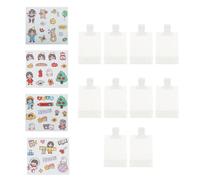 Bolsas Dispensadoras de Loción 100ml Recargables para Viaje | PE PET Pa, Ligeras de Color Claro, para Gel Corporal y Protector Solar, Oficina o Camping