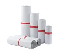 Bolsas Envio 10 Bolsas De Mensajería Autoadhesivas Blancas Con Autocierre, Bolsas De Almacenamiento, Sobres De Plástico De Polietileno, Bolsas De Correo For Envíos Postales.(17x30cm)