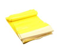 Bolsas Envio Bolsa de plástico verde for mensajería, bolsa de embalaje exprés, gruesa, impermeable, for envíos postales, autosellada, lotes.(Yellow,100 PCS-32X45cm)