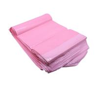 Bolsas Envio Bolsa de plástico verde for mensajería, bolsa de embalaje exprés, gruesa, impermeable, for envíos postales, autosellada, lotes.(Rose,100 PCS-17X30cm)