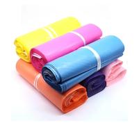 Bolsas Envio Bolsa de plástico verde for mensajería, bolsa de embalaje exprés, gruesa, impermeable, for envíos postales, autosellada, lotes.(Random,100 PCS-25X35cm)