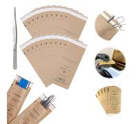 Bolsas Esterilización Autoadhesivas,50pcs Bolsa Esterilización,Bolsa Autosellante para Esterilización,Bolsa Sellado para Herramientas Dentales,Bolsa Esterilización Desechable,Bolsas de PVC Estériles