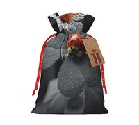 Bolsas festivas con cordón para regalo, bolsas de regalo de Navidad y cumpleaños, tamaño grande, decoraciones de regalos, margarita de mariquita