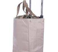 Bolsas for carrito, bolsa de repuesto portátil for carrito de compras de 37 l con bolsillos laterales, bolsa de tela Oxford, bolsa de repuesto impermeable y plegable for carrito de compras.(Gray)