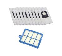 Bolsas For Polvo BPfire 10 Piezas S-Bag + 1 Pieza De Filtro H12, Compatibles Con Philips Electrolux Aspiradoras FC9080 FC9104 FC9116 FC9057.