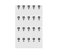 Bolsas for Polvo De Microfibra for Aspiradora 2.889-154.0 Tact L, Compatibles Con Karcher NT 30/1 Tact Te L NT 30/1 Tact Te M NT 30/1. Reemplazar(20PCS)