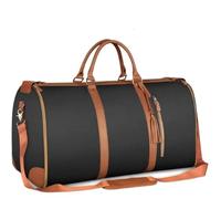 Bolsas for Ropa con Ruedas, Bolso de Mano, Viaje, Maleta for Traje, Convertible for Fin Semana, Vuelo para la excursión de Fin de Semana al Gimnasio(Black)