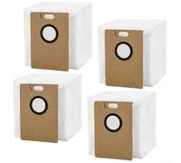 Bolsas higiénicas para aspiradora de contención de polvo de 3,5 L con capa de filtro ultrafina Meltblown para Lubluelu B40 para B40 Plus autovaciado, paquete de 4