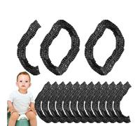 Bolsas higiénicas portátiles para orinal - de viaje de 100 unidades, bolsas de polietileno engrosadas, diseño con cierre elástico | Solución de entrenamiento sin problemas para