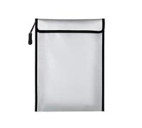 Bolsas IgníFugas Para Documentos 2 bolsas for joyas, ignífugas, impermeables, for dinero y documentos, con cremallera segura Para El Almacenamiento De Documentos(Color1)