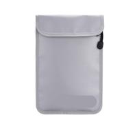 Bolsas IgníFugas Para Documentos 2 bolsas ignífugas con doble bolsillo y cremallera, bolsa de seguridad, portátil, impermeable, for archivos Para El Almacenamiento De Documentos