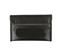 Bolsas IgníFugas Para Documentos Bolsa ignífuga portátil de 2 piezas, a prueba explosiones, impermeable, seguridad, for documentos Para El Almacenamiento De Documentos(Black)