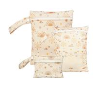 Bolsas Impermeables - Juego de 3 Fundas para Gimnasio y Viaje - Organizador de Pañales Impermeable - Bolsas de Almacenaje para Niños y Adultos, Camping, Piscina, Viajes, Senderismo y Vacaciones