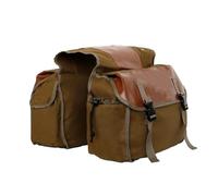 Bolsas Laterales Equipaje Cuero Bolsa Sillín Viaje Caja Alforjas Impermeable Lona Bolsa Herramientas Almacenamiento para Suzuki Dr 650(Brown)