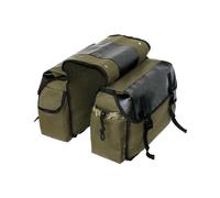 Bolsas Laterales Equipaje Cuero Bolsa Sillín Viaje Caja Alforjas Impermeable Lona Bolsa Herramientas Almacenamiento para Shadow 750(Green)