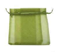 Bolsas ligeras de protección antipájaros, 100 bolsas de malla para proteger fresas y uvas (verde militar)