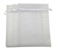 Bolsas ligeras de protección de frutas, 100 bolsas de malla transpirable antipájaros para tus necesidades de jardín (blanco)