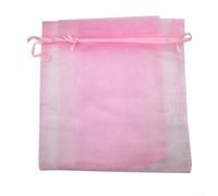 Bolsas ligeras de protección de frutas, 100 bolsas de malla transpirable antipájaros para tus necesidades de jardín (rosa)