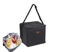 Bolsas más frescas aisladas para viajes,Bolsa más fresca con aislamiento, Bolsa de entrega de comestibles reutilizable con aislamiento térmico impermeable, La bolsa de asas hermética del refrigerador