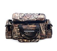 Bolsas multifuncionales para aparejos de pesca, bolsa de señuelos al aire libre, riñonera de gran capacidad, impermeable, bolsa de hombro individual, Color pajita, Talla única