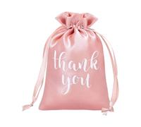 Bolsas multiusos para recuerdos de boda con letras de agradecimiento, bolsa de regalo satinada para cumpleaños, vacaciones, reuniones, eventos, bolsas de regalo para celebración de boda