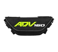Bolsas Navegación Accesorios Motocicleta para ADV160, Bolsa Sillín Bolsillo Transparente Compartimento Herramientas Reparación Bolsa Herramientas anticolisión Cuadro(Negro3)