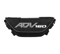 Bolsas Navegación Accesorios Motocicleta para ADV160, Bolsa Sillín Bolsillo Transparente Compartimento Herramientas Reparación Bolsa Herramientas anticolisión Cuadro(Negro 14)