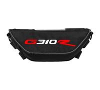 Bolsas Navegación Accesorios Motocicleta para G310R, Bolsa Sillín con Bolsillo Transparente Compartimento Herramientas Reparación. Bolsa Herramientas anticolisión Cuadro(Negro 1)