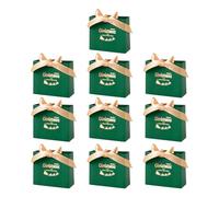 Bolsas navideñas con bolsa para pajarita, bolsas de fiesta de Navidad, para compartir festivales, alegrías familiares, celebraciones, tradiciones, decoración de fiesta escolar