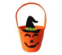 Bolsas no tejidas de Halloween,Bolsas de golosinas no tejidas - Bolsas de regalos de calabaza de truco trato no tejidas - Los bolsos reutilizables de gran tamaño de las golosinas de Halloween