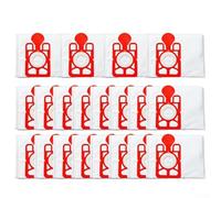 Bolsas NVM-1CH para Henry para HETTY Harry James, filtración de 3 capas con cierre automático, color blanco, paquete de 5 (20 unidades)