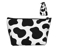 Bolsas organizadoras de Maquillaje pequeñas y duraderas con Estampado de Vaca, Tela Oxford Impermeable, Bolsa portátil Ligera para Mujeres, niñas, Escuela, Oficina, Transporte al Aire Libre