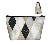 Bolsas organizadoras de Maquillaje pequeñas y duraderas, Cubos de mármol Rosa, Bolsa portátil Impermeable de Tela Oxford, Ligera para Mujeres, niñas, Escuela, Oficina, Transporte al Aire Libre
