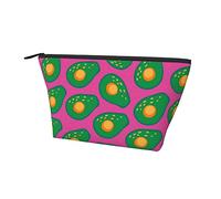 Bolsas organizadoras de Maquillaje pequeñas y duraderas, patrón de Aguacate Colorido, Bolsa portátil Impermeable de Tela Oxford, Ligera para Mujeres, niñas, Escuela, Oficina, Transporte al Aire libr